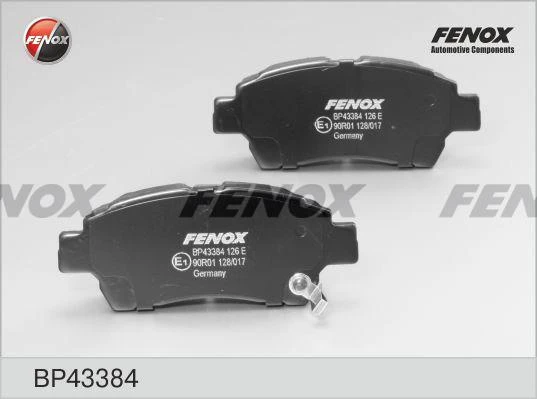 Колодки тормозные дисковые Fenox BP43384