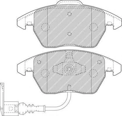 Колодки тормозные дисковые Ferodo FDB1641