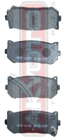 Колодки тормозные дисковые задние Akyoto AKD-1109