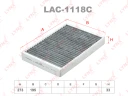 Фильтр салона угольный LYNXauto LAC-1118C