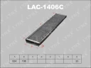 Фильтр салона угольный LYNXauto LAC-1406C