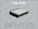 Фильтр салона угольный LYNXauto LAC-215C
