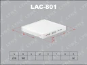 Фильтр салона LYNXauto LAC-801
