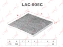 Фильтр салона угольный LYNXauto LAC-905C