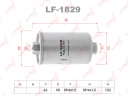 Фильтр топливный LYNXauto LF-1829