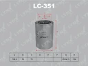 Фильтр масляный LYNXauto LC-351