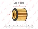 Фильтр масляный LYNXauto LO-1001