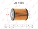 Фильтр масляный LYNXauto LO-1008