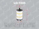 Фильтр масляный LYNXauto LO-1045