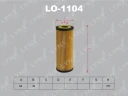 Фильтр масляный LYNXauto LO-1104