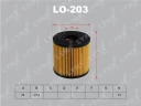 Фильтр масляный LYNXauto LO-203
