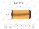Фильтр масляный LYNXauto LO-710