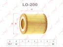 Фильтр масляный LYNXauto LO-200