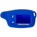 Чехол для брелка автосигнализации "TOMAHAWK" (TW9010,9020,9030 силиконовый,Синий "SKYWAY")