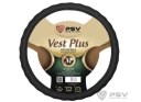 Оплётка руля PSV Vest (Extra) Fiber Эко кожа черная M