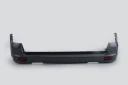Бампер УАЗ "Патриот" задний рестайлинг (темно-серый металлик) "УАЗ" с датчиками абикс