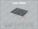 Фильтр салона угольный LYNXauto LAC-308C