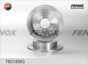 Диск тормозной задний Fenox TB218063