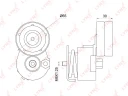 Натяжитель ремня LYNXauto PT-3139