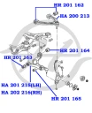 Сайлентблок переднего нижнего рычага Hanse HR201164