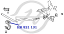Втулка стабилизатора Hanse HR821131