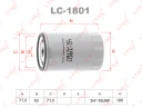 Фильтр масляный LYNXauto LC-1801