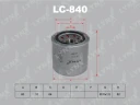 Фильтр масляный LYNXauto LC-840