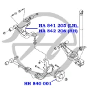 Рычаг подвески Hanse HA841205