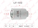 Фильтр топливный LYNXauto LF-102