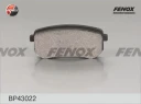 Колодки тормозные дисковые Fenox BP43022
