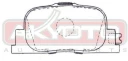 Колодки тормозные дисковые задние Akyoto AKD-0510