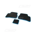 Коврики салона Hyundai Accent материал EVA черный/синий "CS-20"