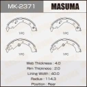 Колодки тормозные барабанные Masuma MK-2371