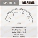 Колодки стояночного тормоза Masuma MK-1515