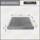 Фильтр салона угольный Masuma MC-E4045CL