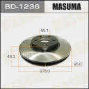 Диск тормозной Masuma BD-1236