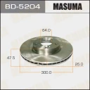 Диск тормозной Masuma BD-5204