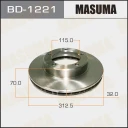 Диск тормозной Masuma BD-1221