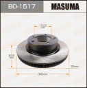 Диск тормозной Masuma BD-1517