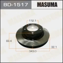Диск тормозной Masuma BD-1517
