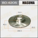 Диск тормозной Masuma BD-4205