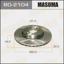 Диск тормозной Masuma BD-2104
