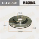 Диск тормозной Masuma BD-3206