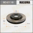 Диск тормозной Masuma BD-2116