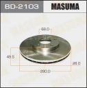 Диск тормозной Masuma BD-2103