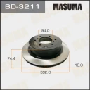 Диск тормозной Masuma BD-3211