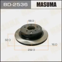 Диск тормозной Masuma BD-2536