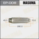 Гофра глушителя Masuma EP-008