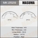Колодки тормозные барабанные Masuma MK-2529