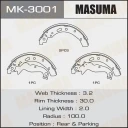 Колодки тормозные барабанные Masuma MK-3001